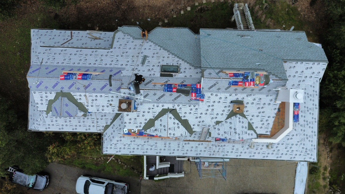 Shingle repair and restoration project
